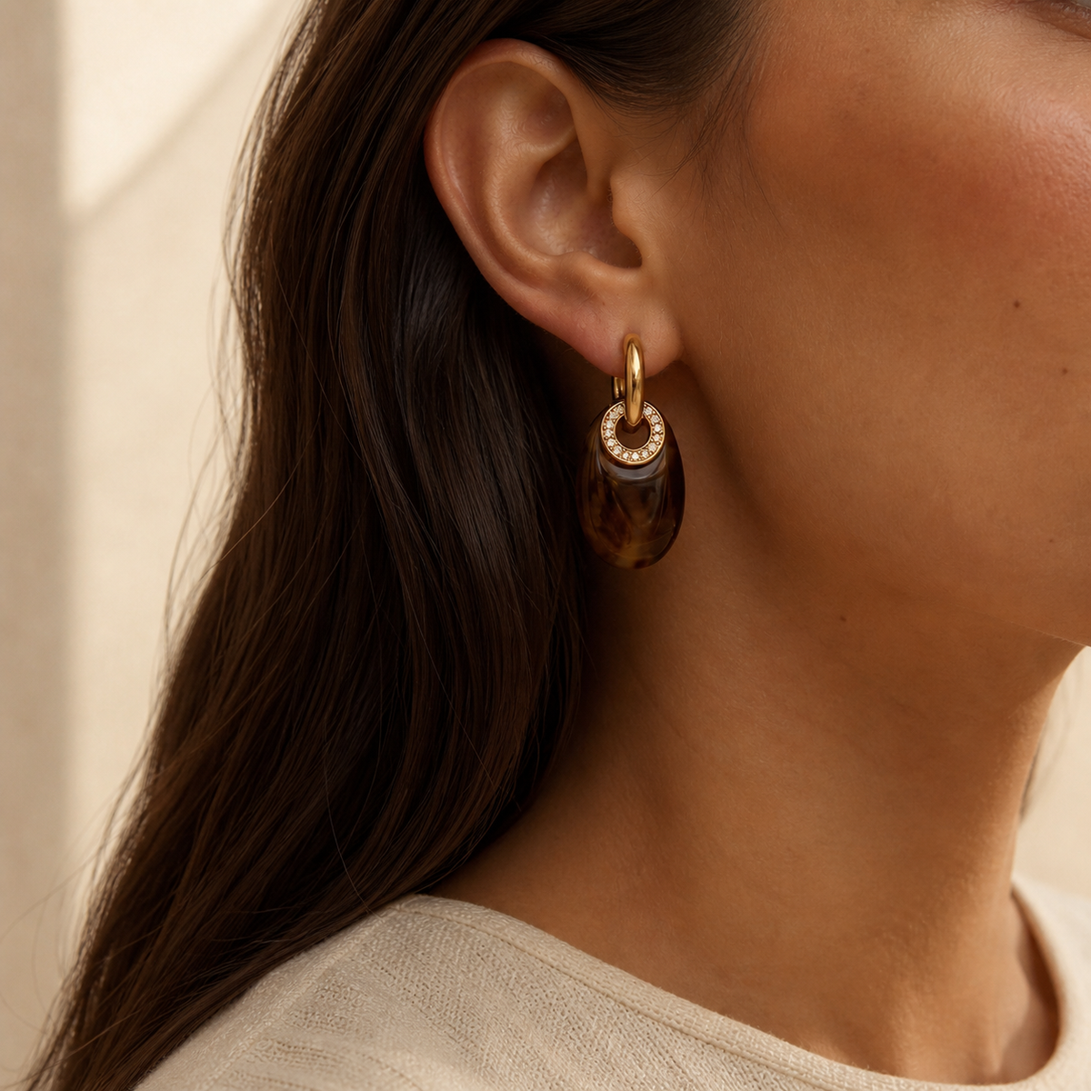 Forest Glow Drop Earrings