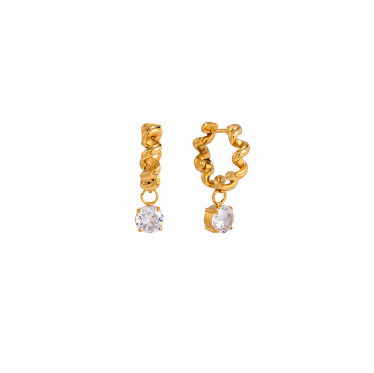 Aria Crystal Drop Earrings