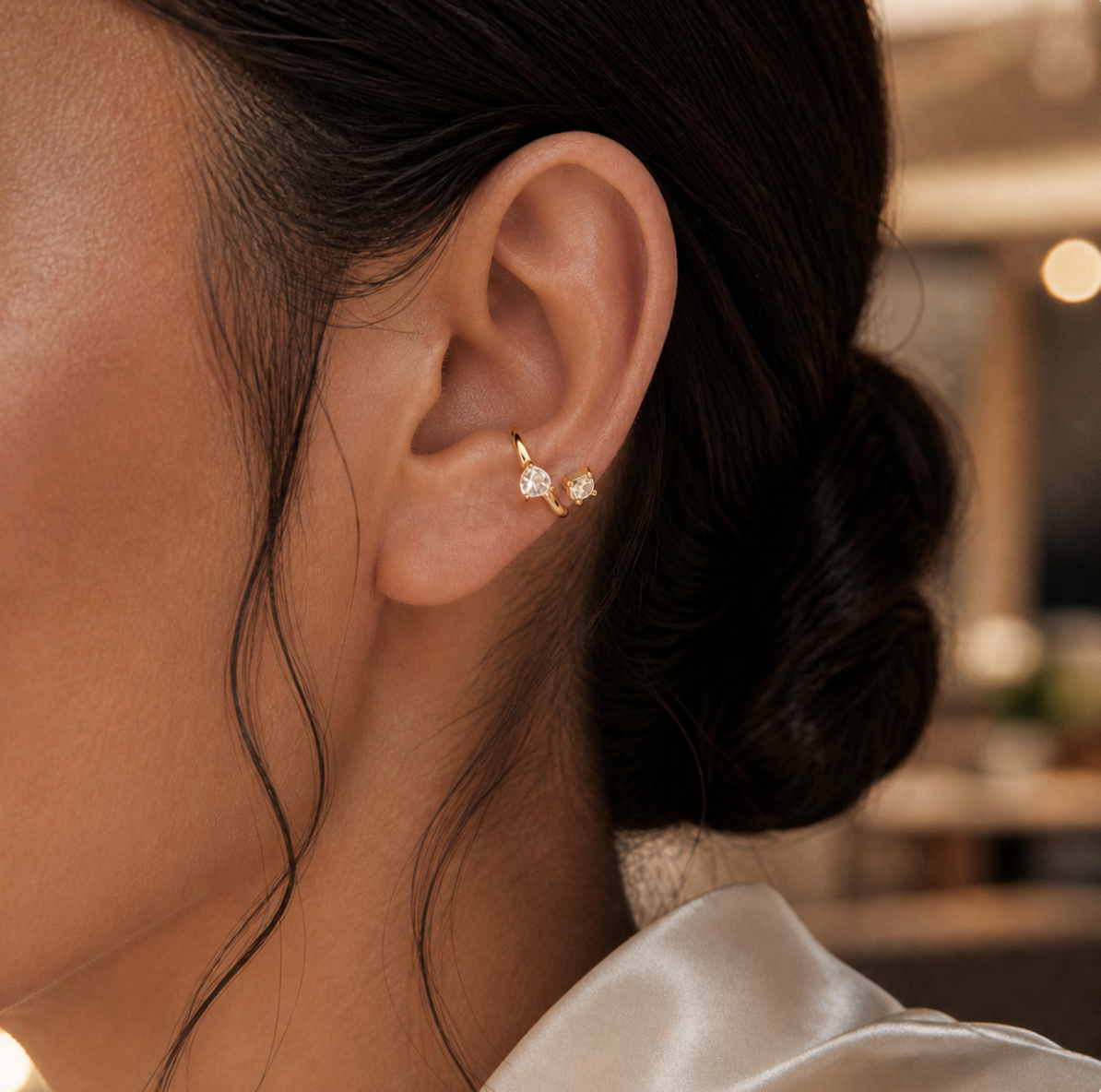 Aurora Double Zircon Ear Cuff