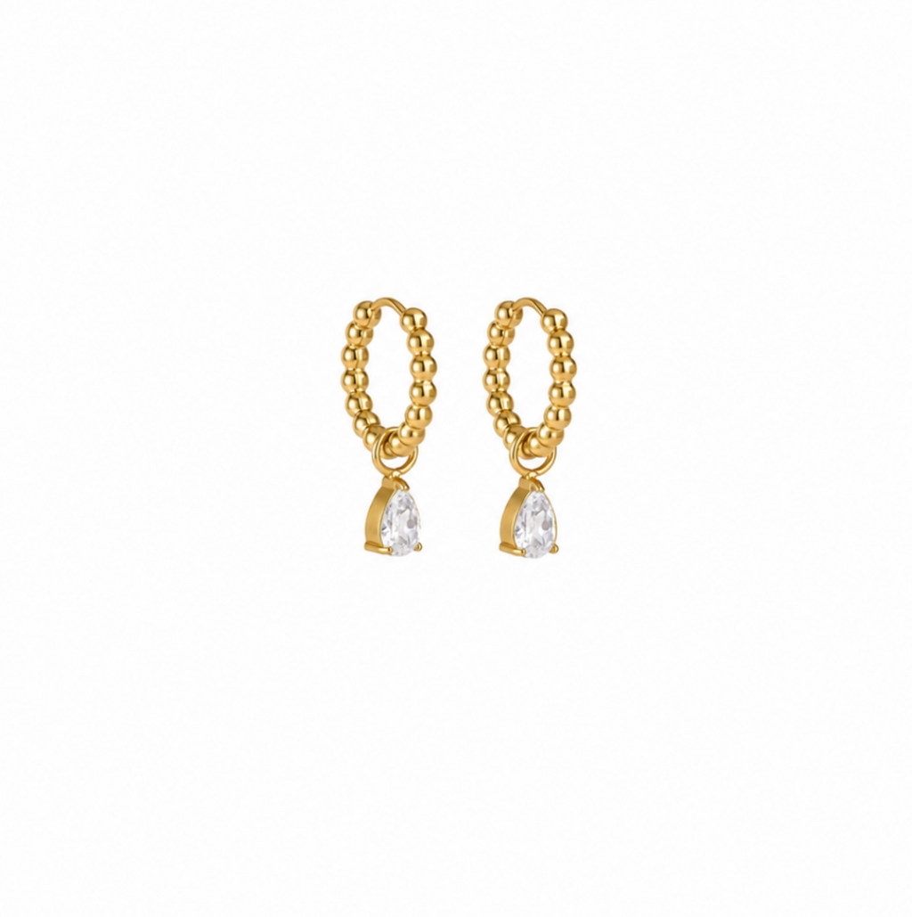Capri Crystal Drop Earrings