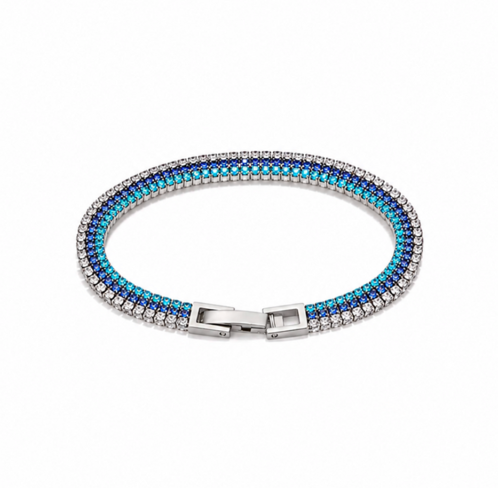 Celeste Blue Crystal Bracelet
