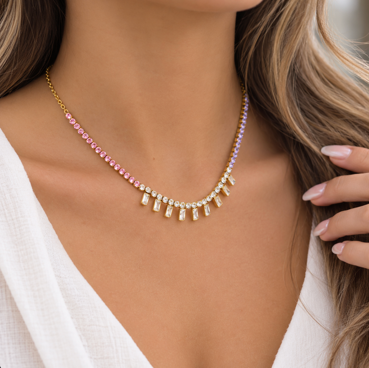 Celeste Crystal Necklace