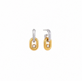 Elara Two-Tone Crystal Earrings