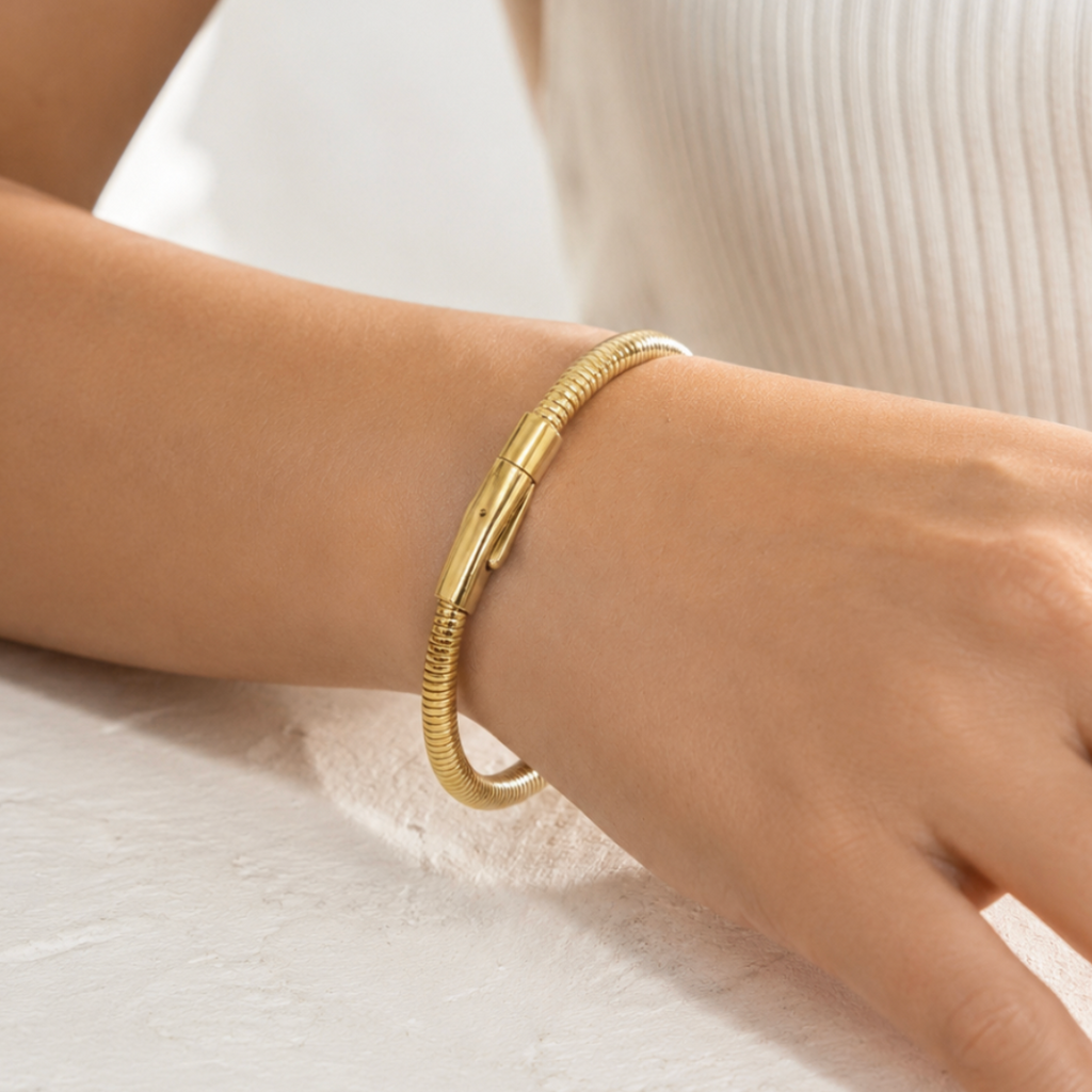 Kaia Gold Wrap Bracelet