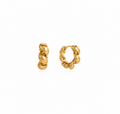 Luna Twist Hoop Earrings