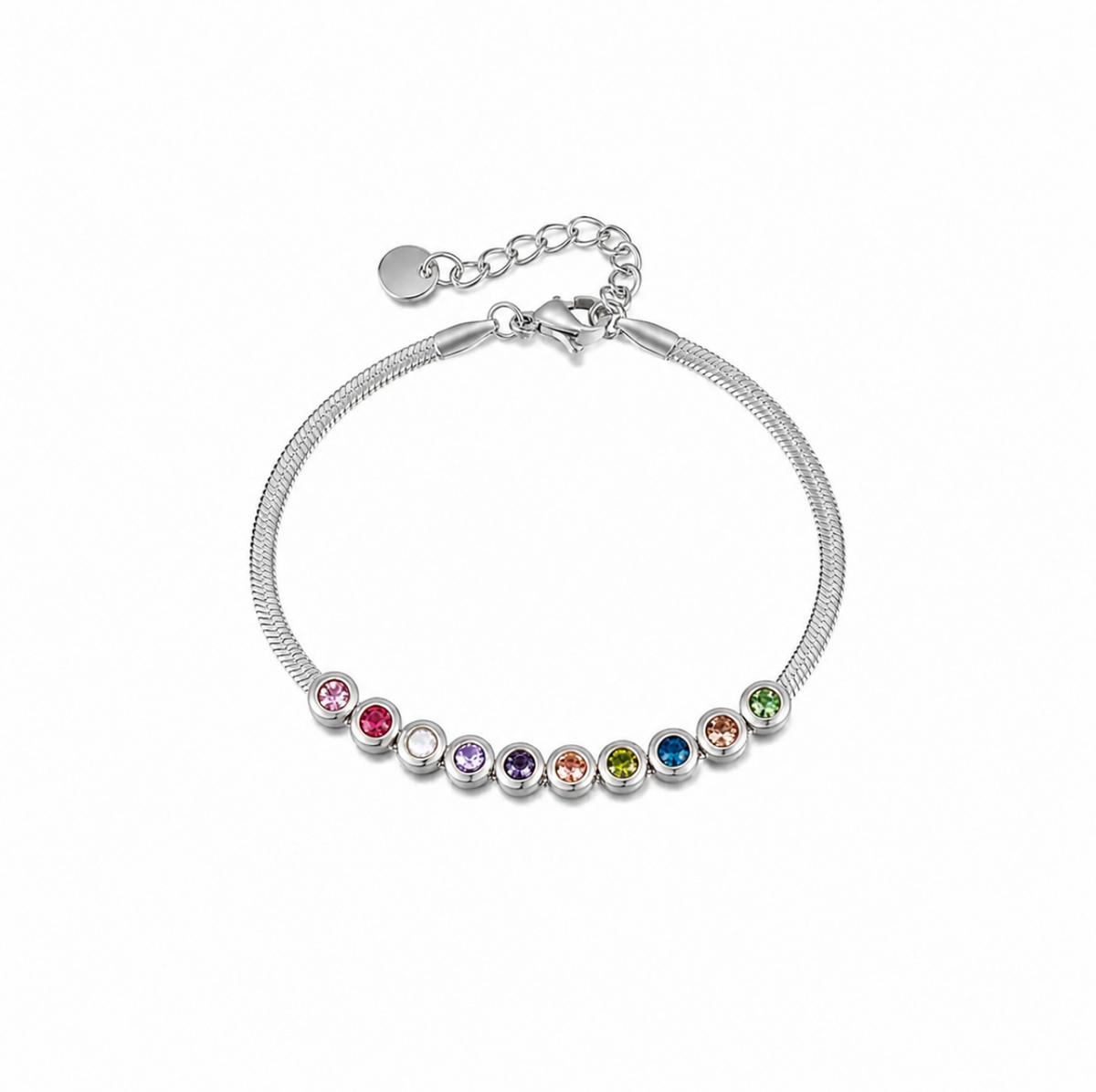 Nola Rainbow Zircon Bracelet