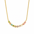 Nola Rainbow Zircon Necklace