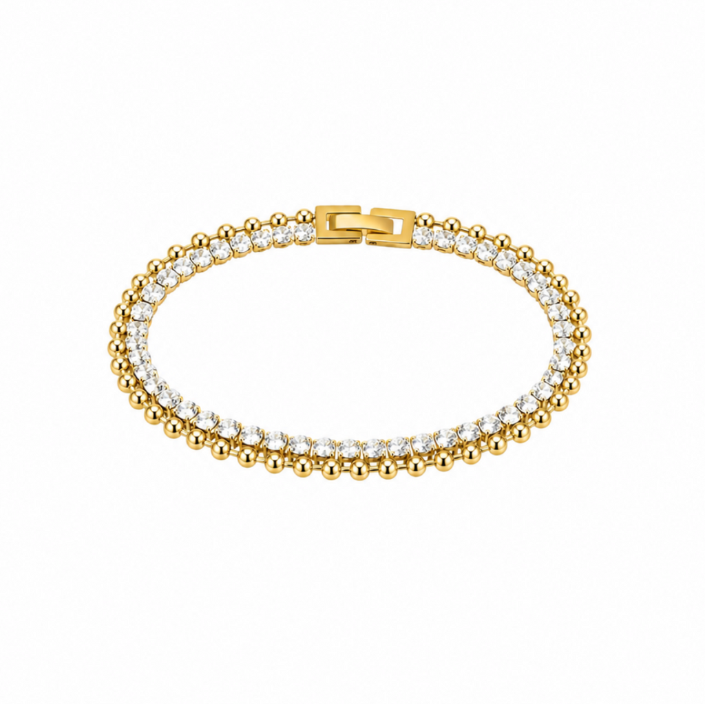 Sabrina Crystal Bead Bracelet