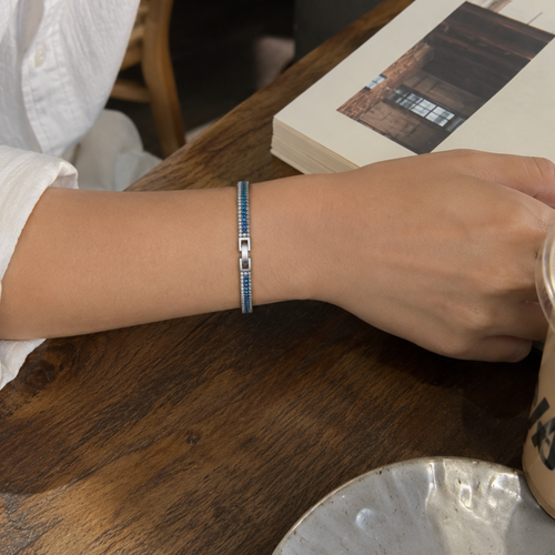Celeste Blue Crystal Bracelet