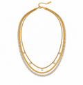Amaris Layered Crystal Necklace