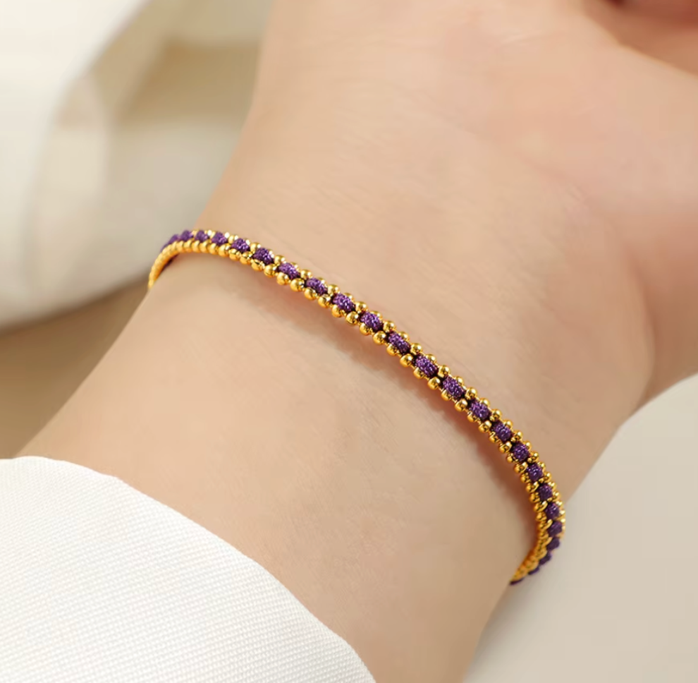 Mika Beaded Cord Bracelet