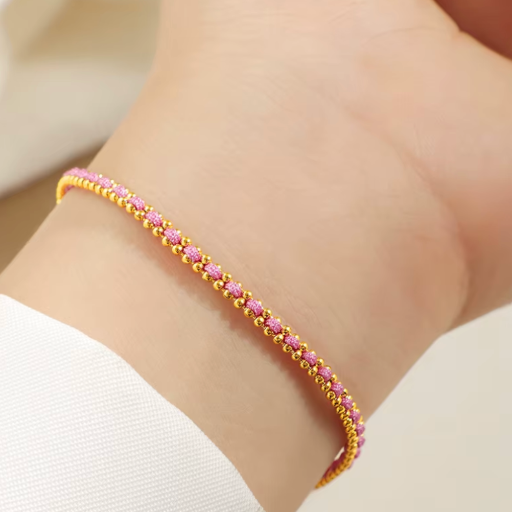 Mika Beaded Cord Bracelet