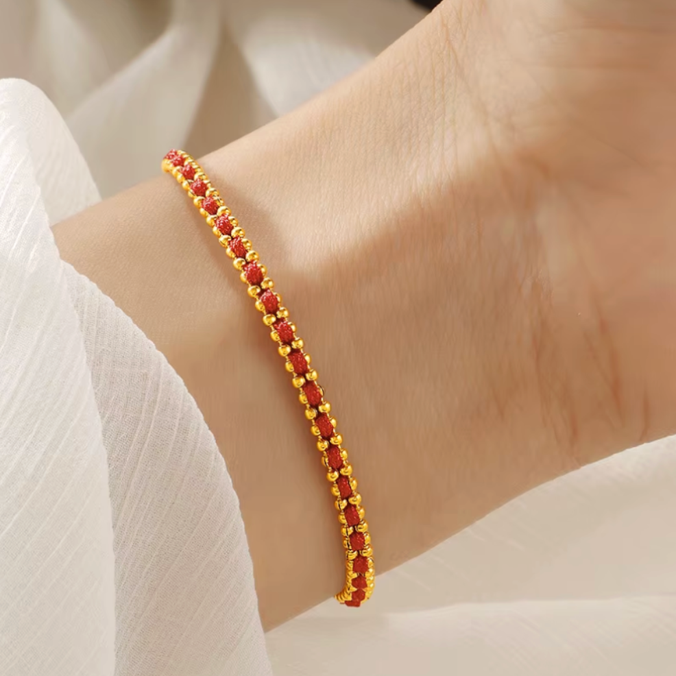 Mika Beaded Cord Bracelet