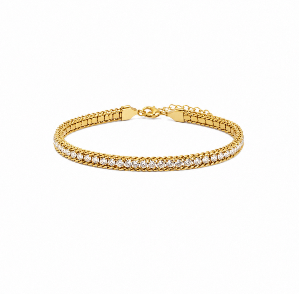 Seren Crystal Chain Bracelet