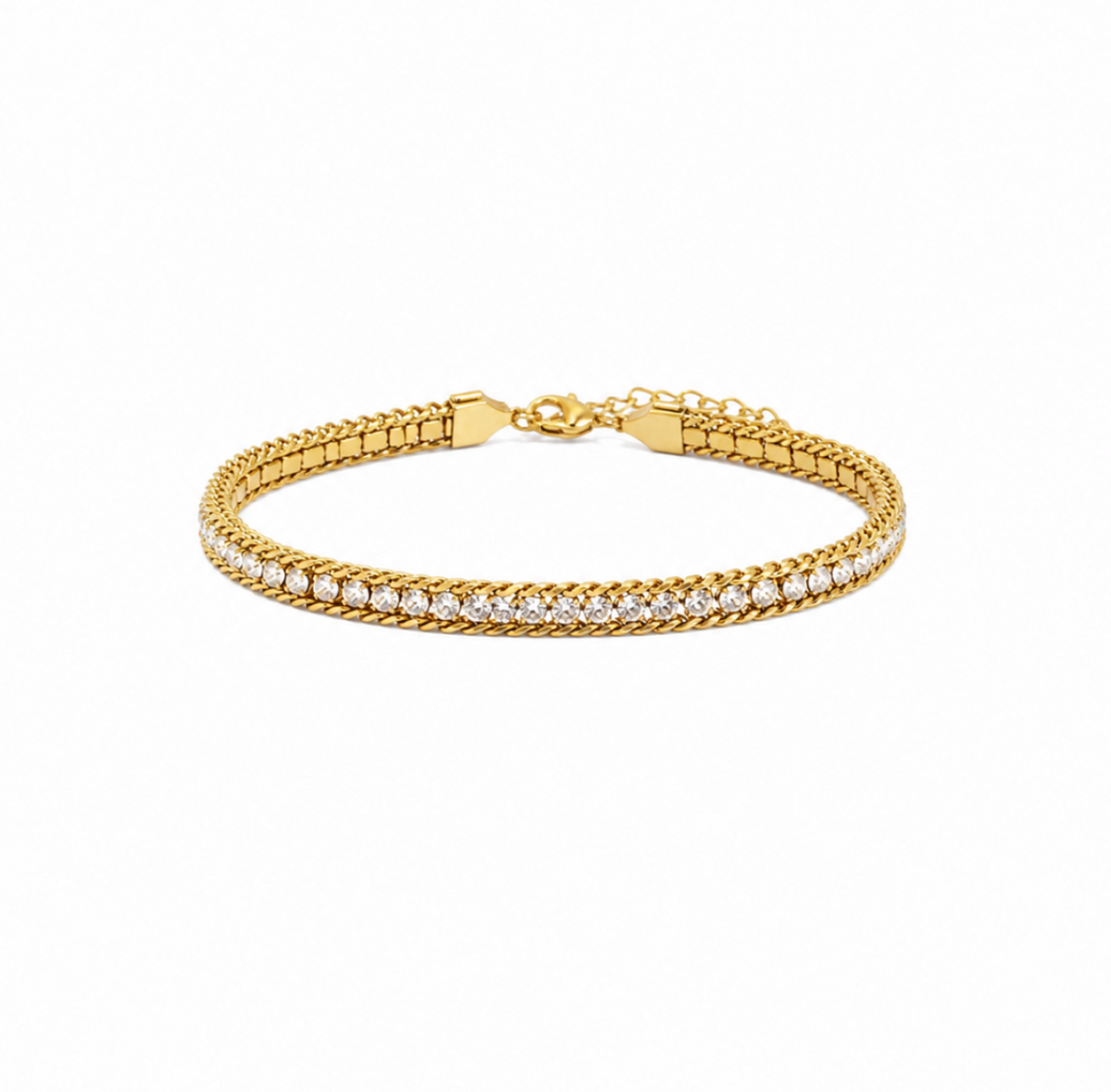 Seren Crystal Chain Bracelet