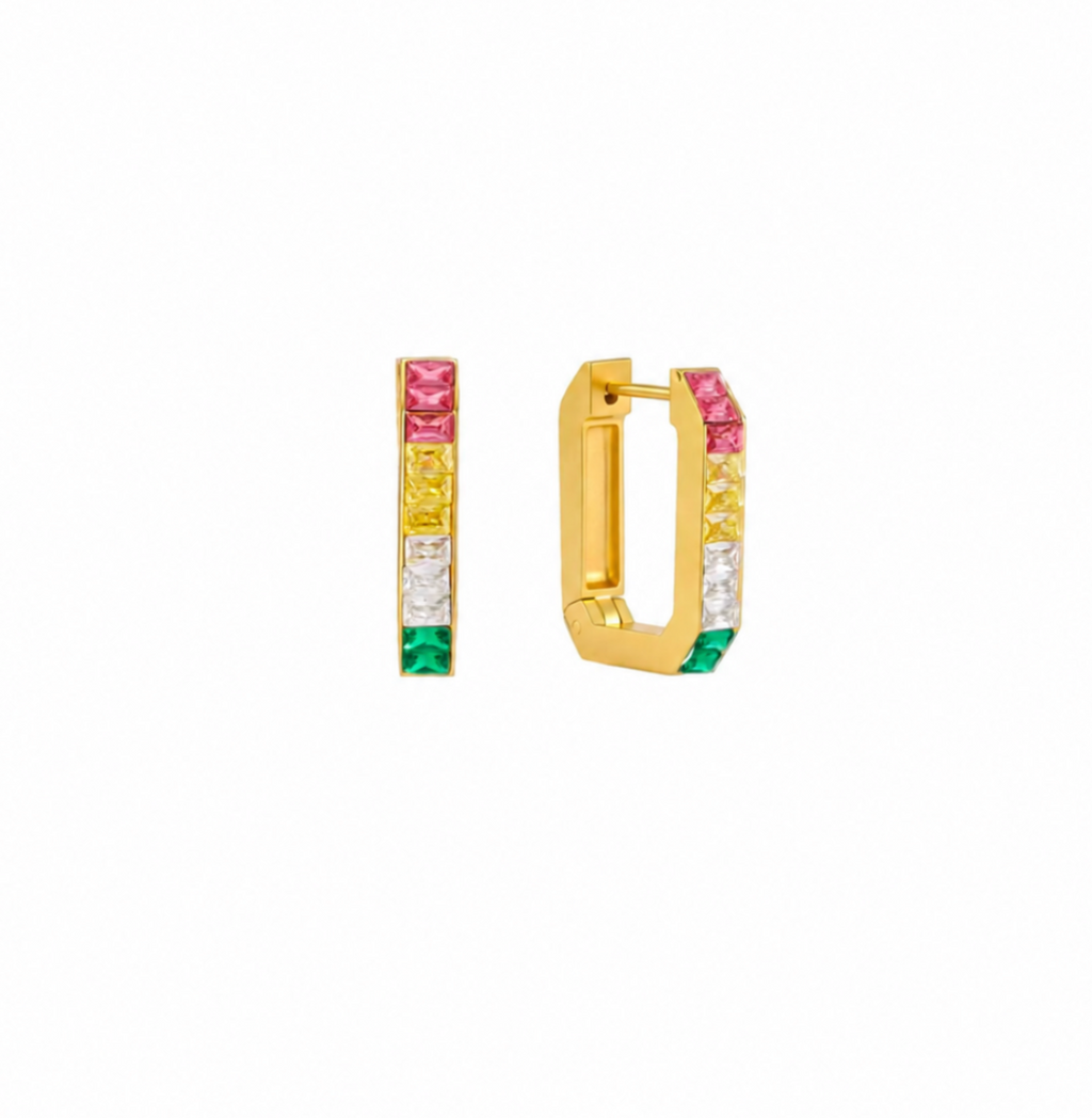 Sienna Color Block Earrings
