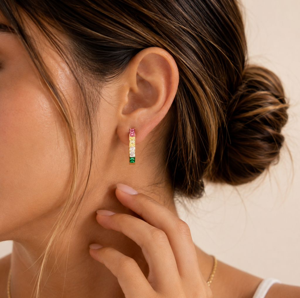 Sienna Color Block Earrings