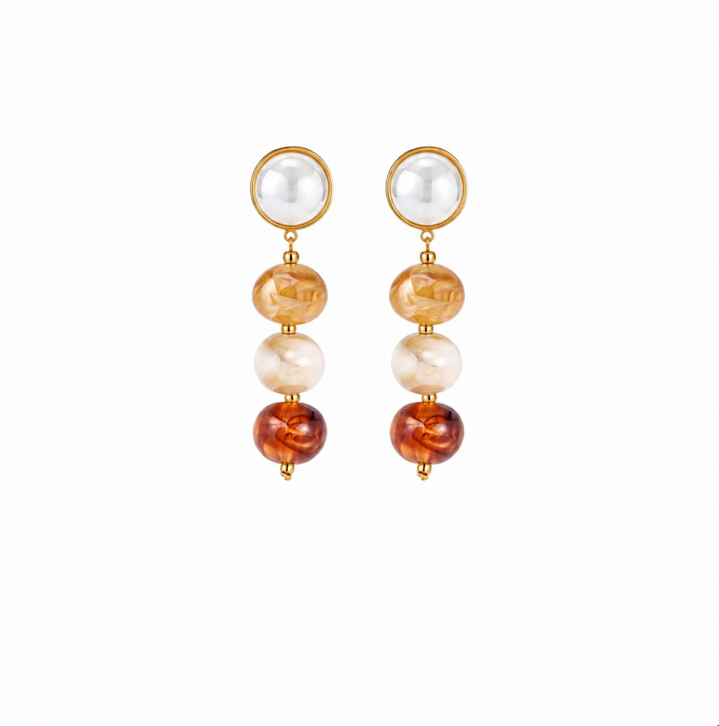 Zafira Beaded Drop Earrings
