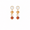 Zafira Beaded Drop Earrings